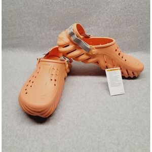 Crocs Echo Reflect Grapefruit Backstrap Clog Shoes Comfort Casual Mens Size 12